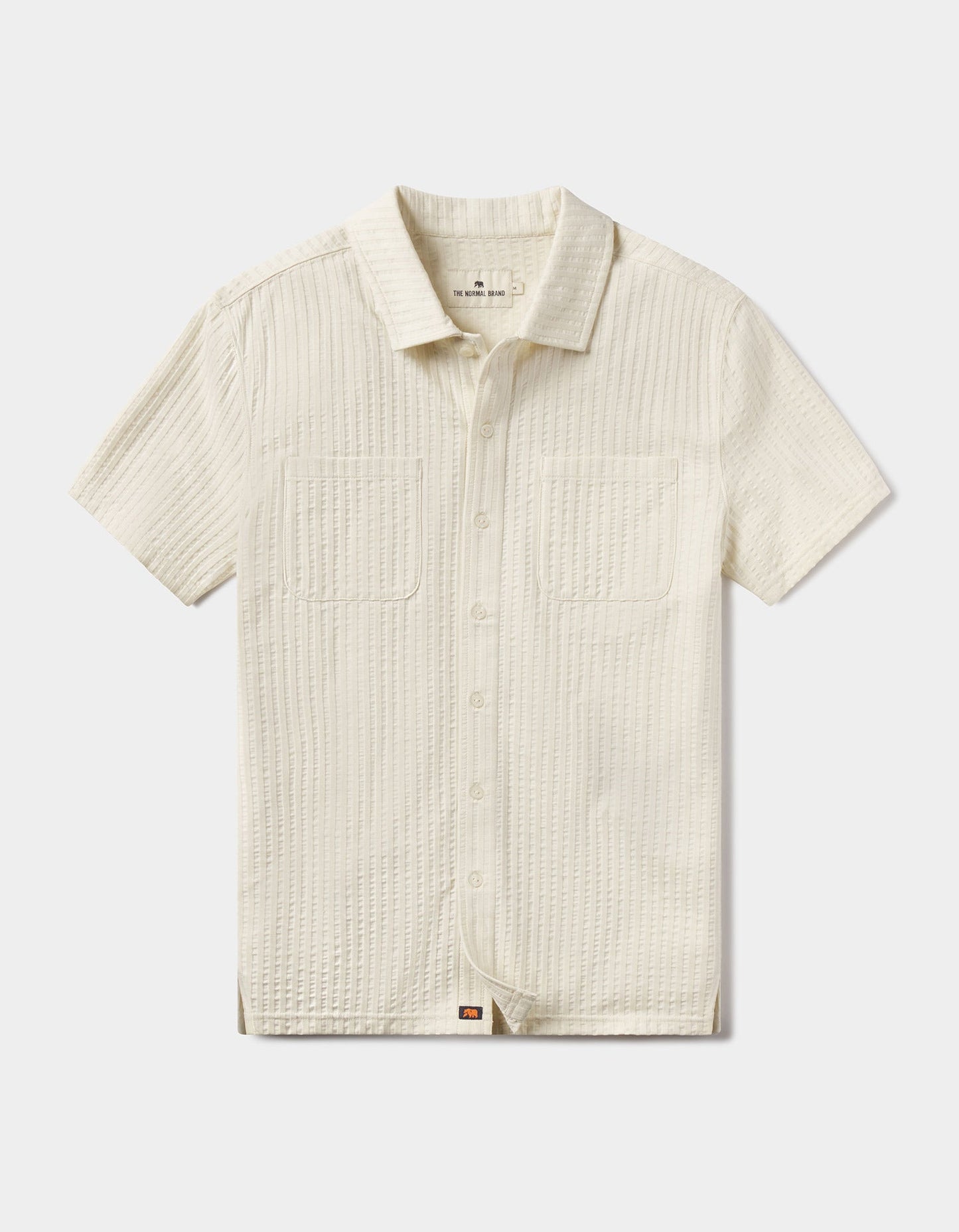 Knit Getaway Button Up in Stone