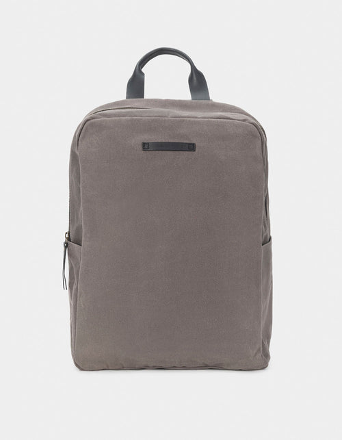 Weekend Waxed Canvas Bag in Grey