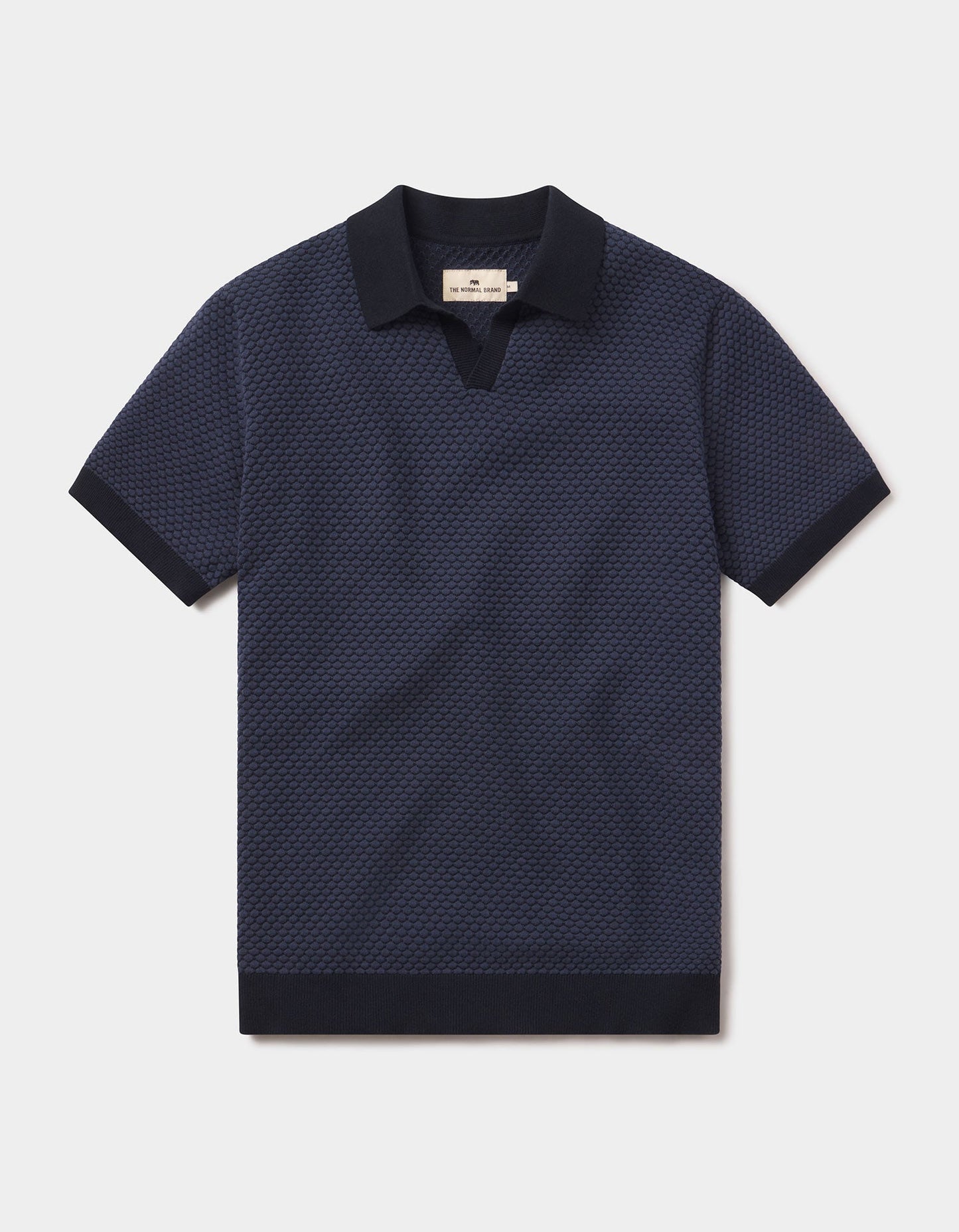 Robles Knit Jacquard Polo