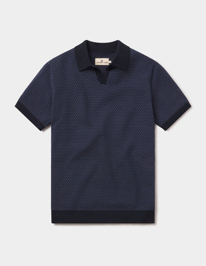 Robles Knit Jacquard Polo