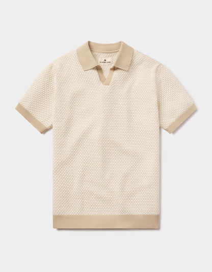 Robles Knit Jacquard Polo