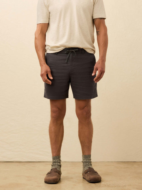 Movement™ Linen Short - Washed Black