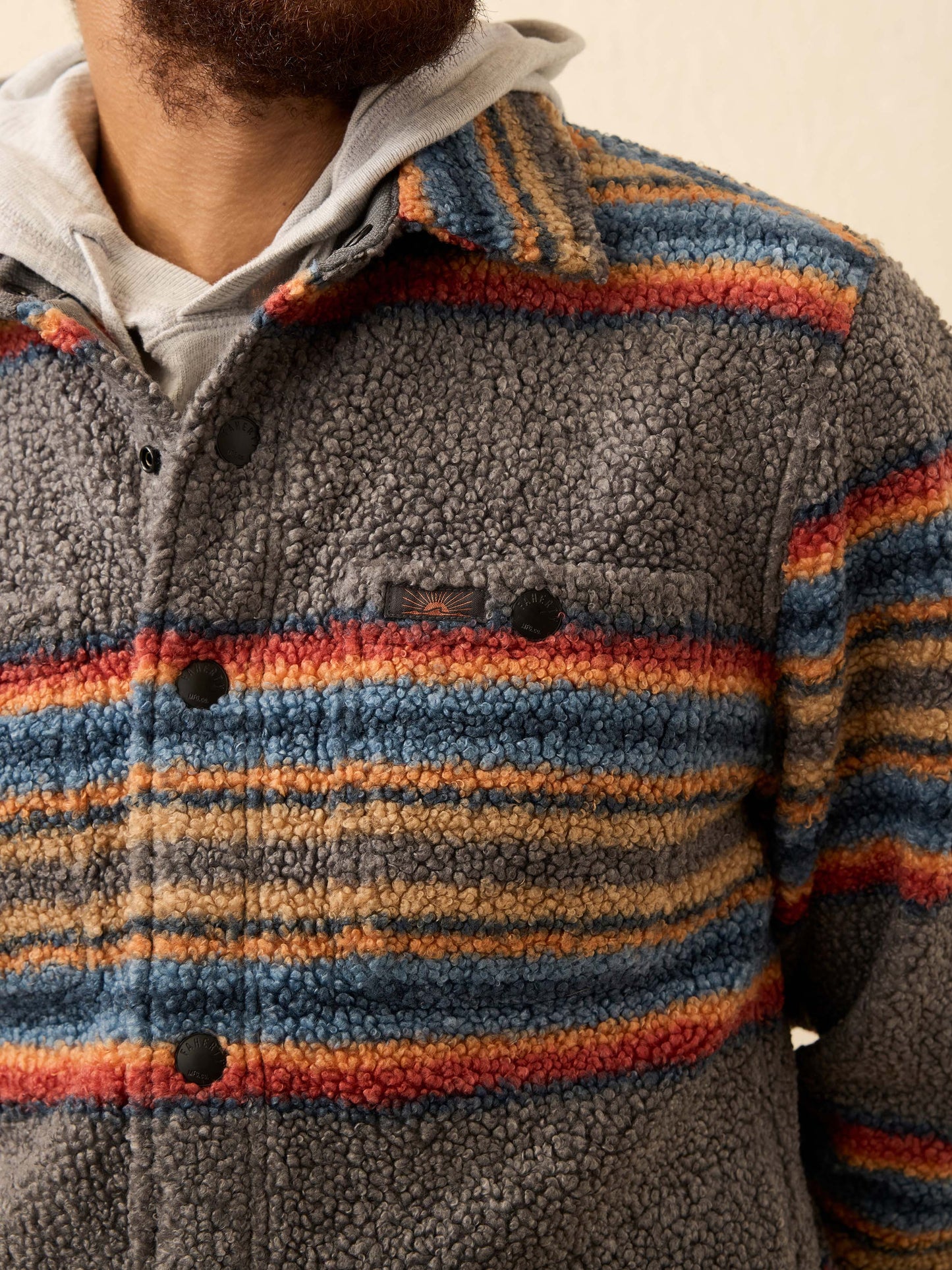 Range Fleece CPO - Buffalo Rock Stripe