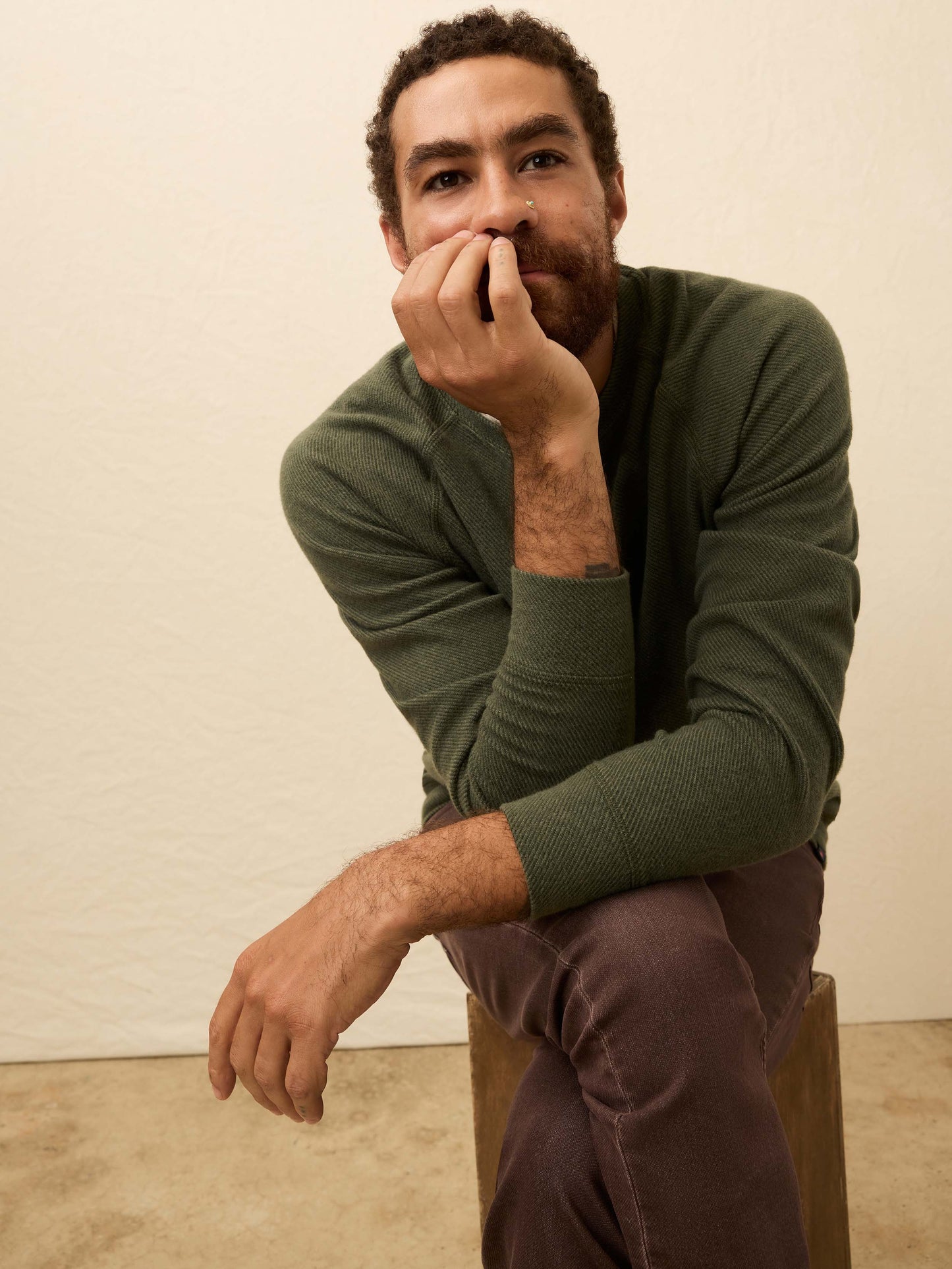 Legend™ Sweater Crew - Fall Evergreen Twill