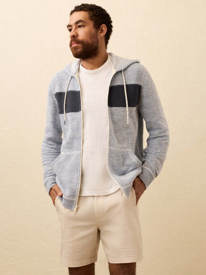 Whitewater Full Zip Hoodie - Whitewater Surf Stripe