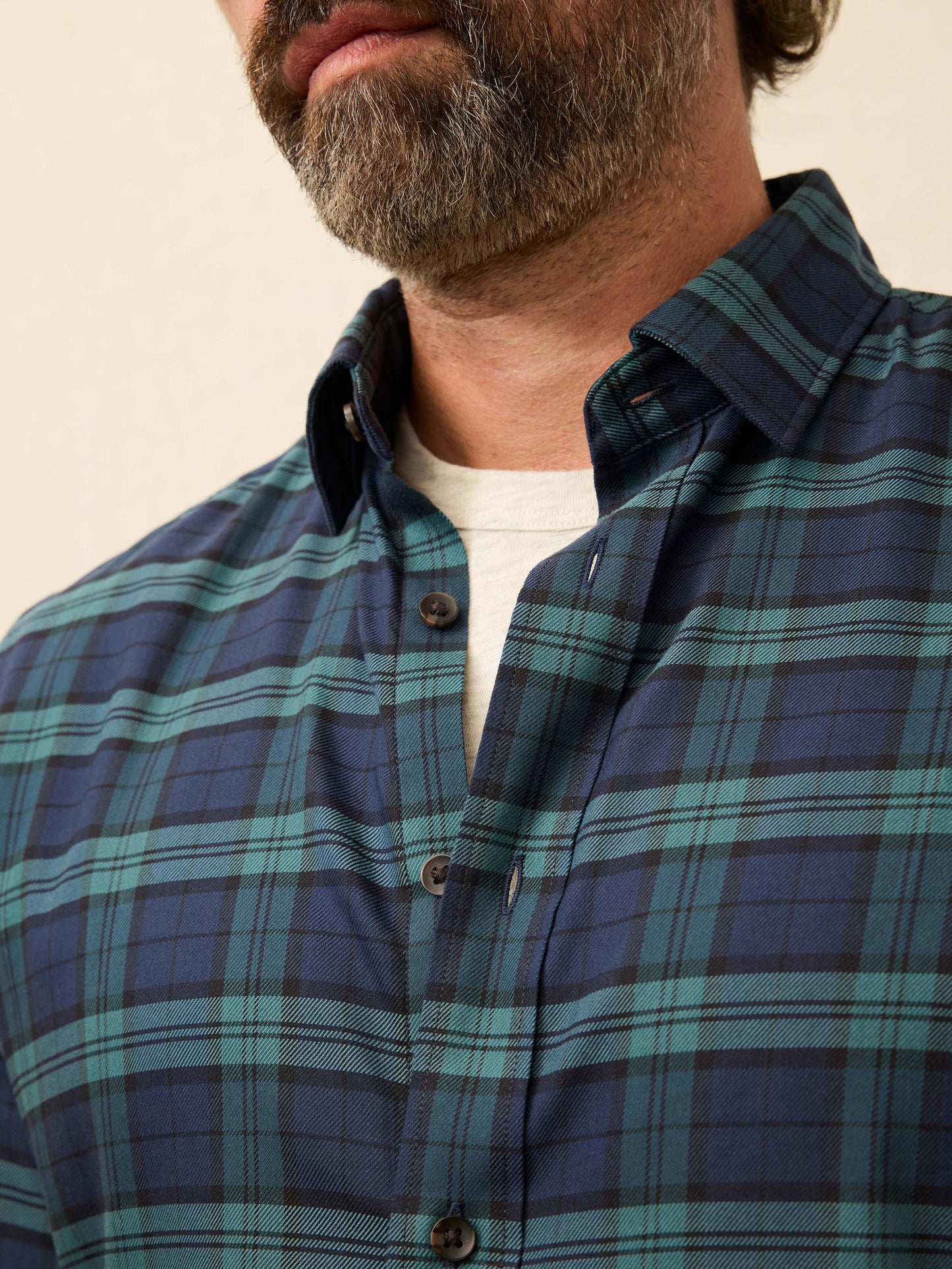 Soft Twill Movement™ Shirt - Harbor Blackwatch Plaid