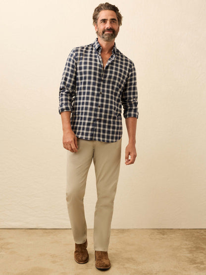 Soft Twill Movement™ Shirt - Navy Smoke Plaid