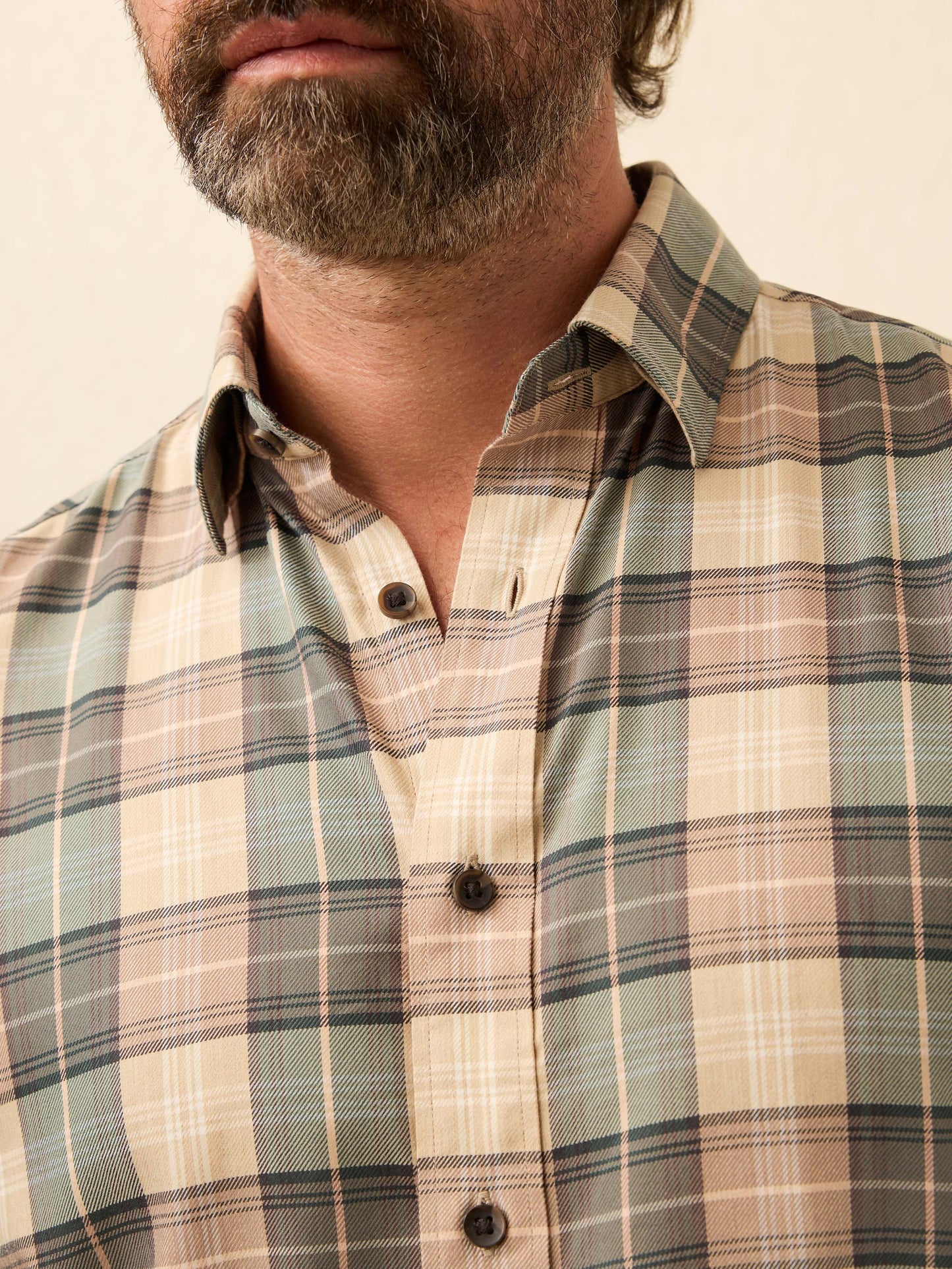 Soft Twill Movement™ Shirt - Olive Sands Plaid