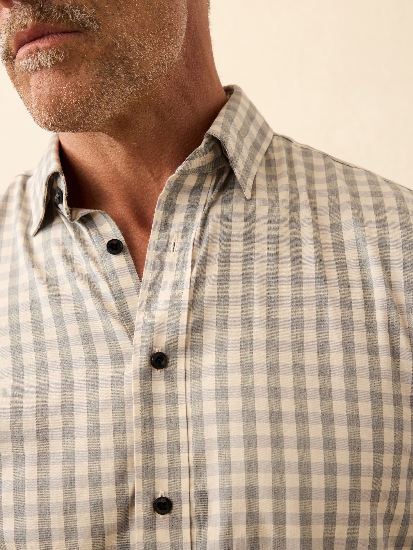 Soft Twill Movement™ Shirt - Wind Grey Gingham