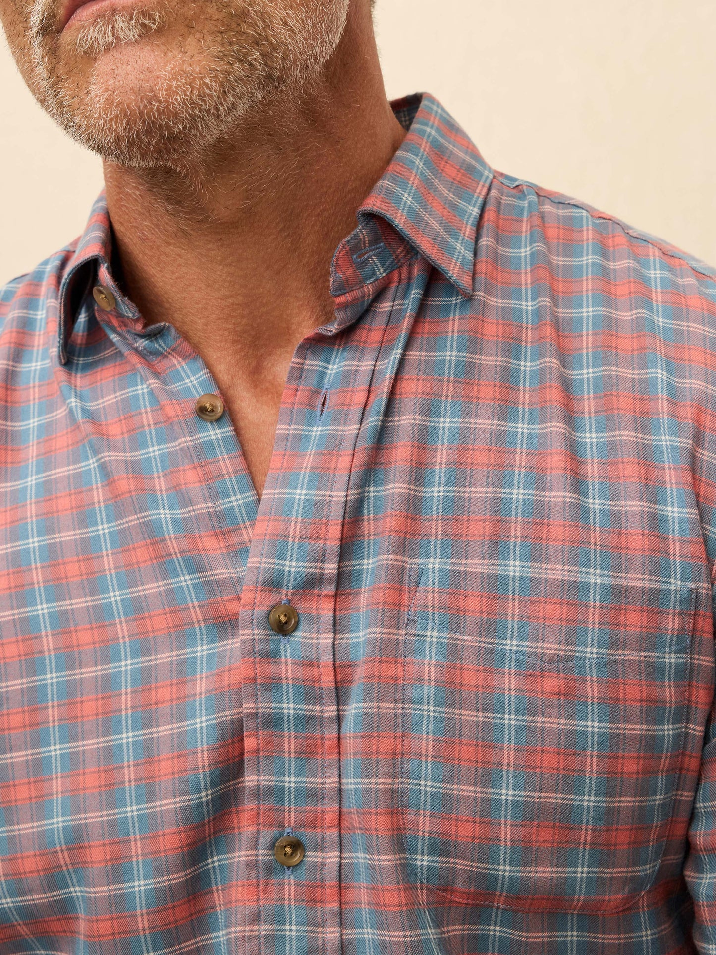 Movement™ Brushed Shirt - Blue Sierra Plaid