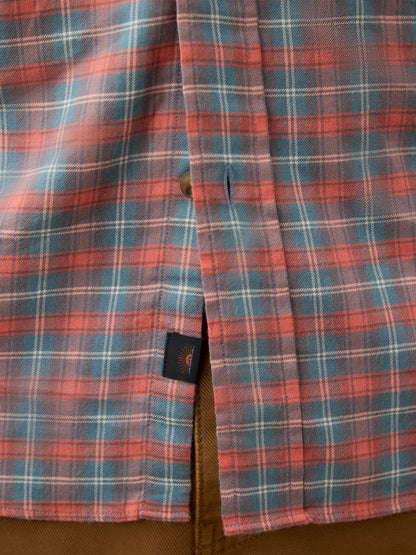 Movement™ Brushed Shirt - Blue Sierra Plaid