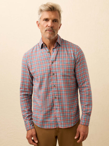 Movement™ Brushed Shirt - Blue Sierra Plaid