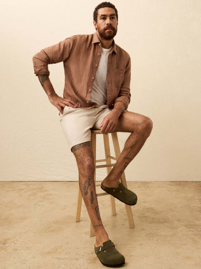 Laguna Linen Shirt - Chestnut Woods