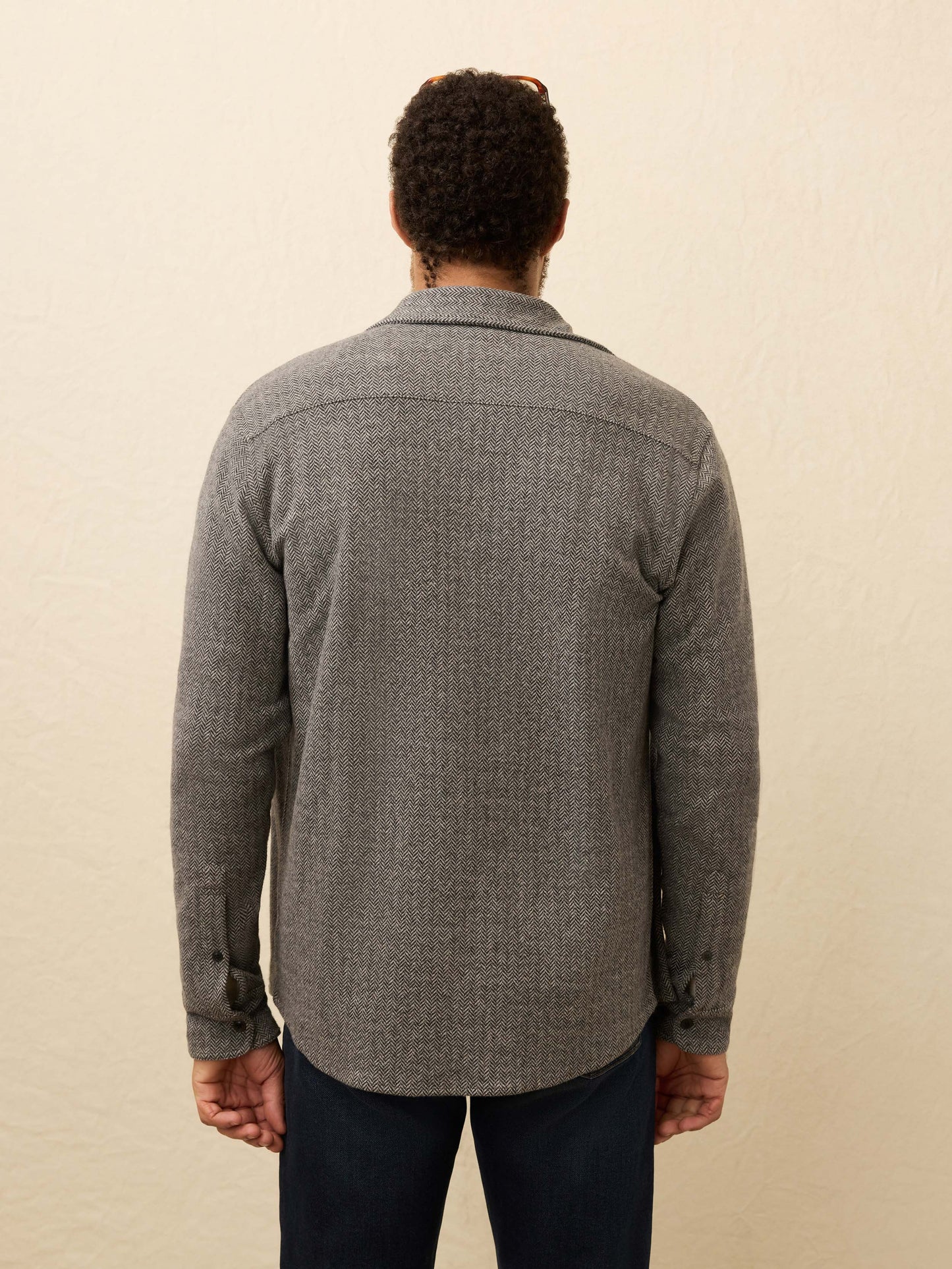 Legend™ Sweater Shirt - Alpine Grey Herringbone
