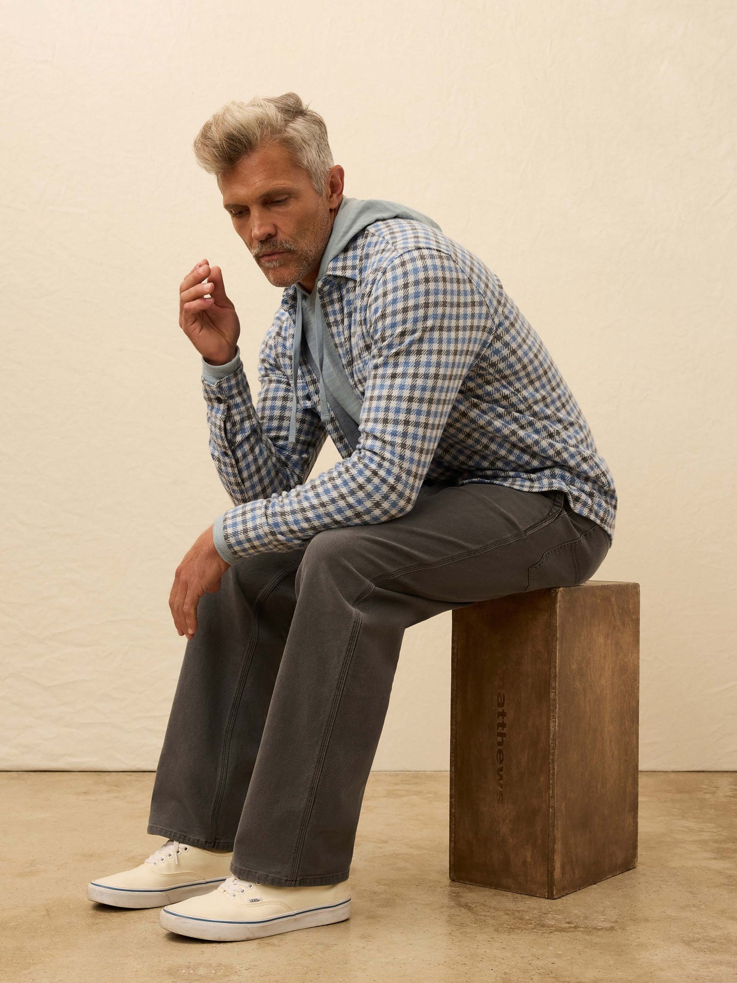 Legend™ Sweater Shirt - Graphite Sky Gingham