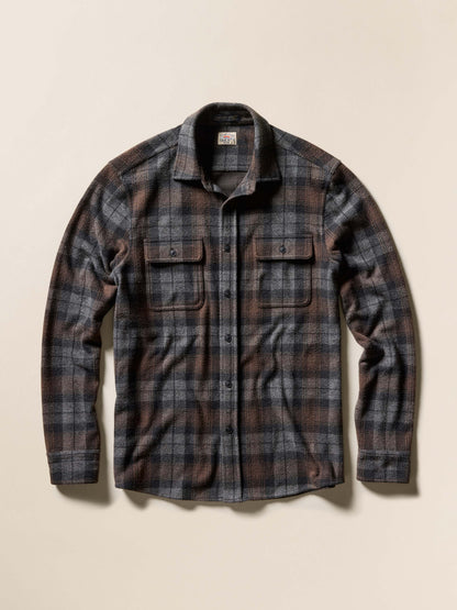 Legend™ Sweater Shirt - Grey Woods Plaid