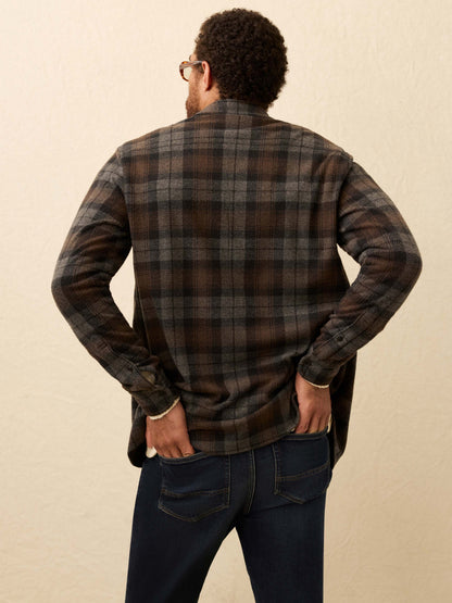 Legend™ Sweater Shirt - Grey Woods Plaid