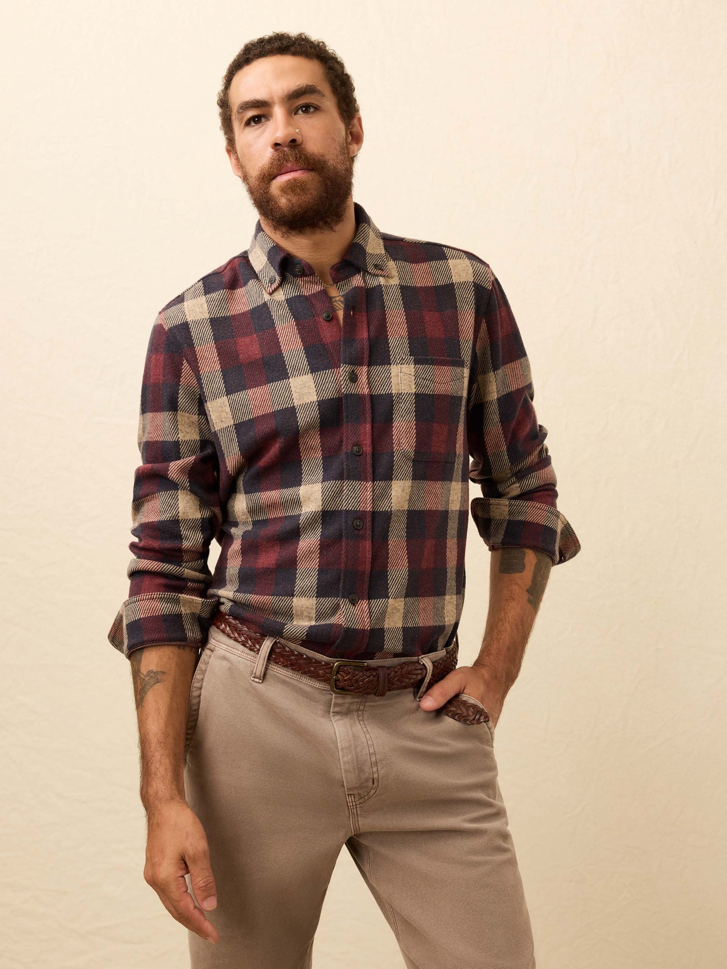 Legend™ Sweater Shirt (Single Pocket) - Burchfield Plaid