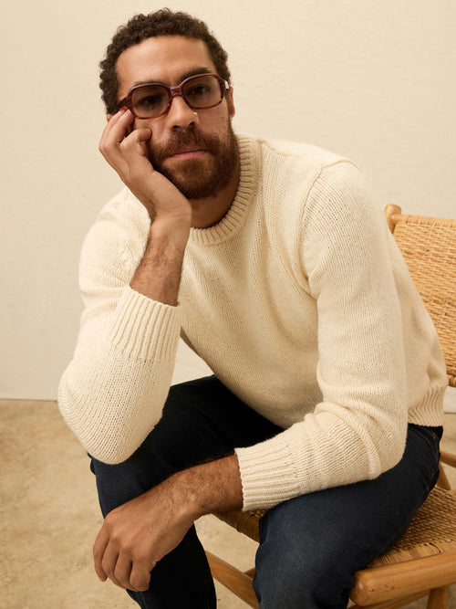 Heirloom Crewneck Sweater - Bone