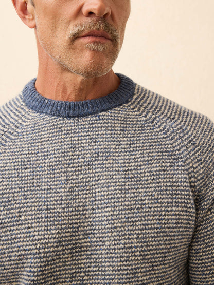 Donegal Crew Sweater - Sea Feeder Marl