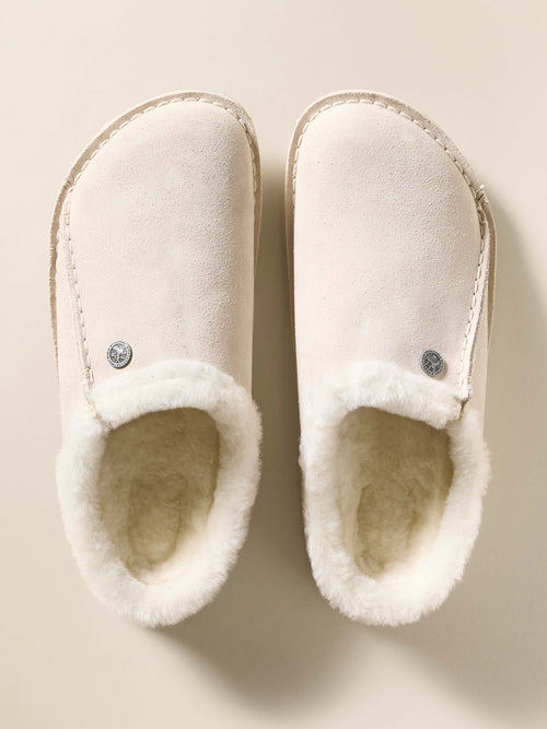 Birkenstock Zermatt Premium Slipper - Antique White