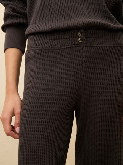 Apres Waffle Pant - Washed Black
