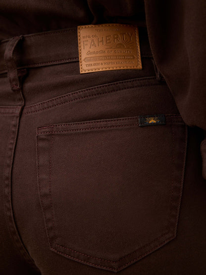 Saturday Denim Wide Leg - Chocolate Brown