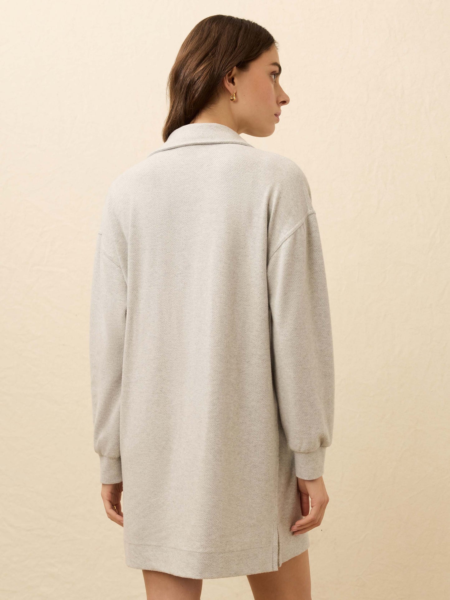 Legend Sweater Hudson Dress - Light Heather Grey
