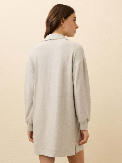 Legend Sweater Hudson Dress - Light Heather Grey