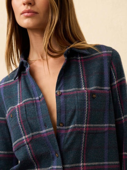 Legend™ Sweater Shirt - Northern Lights Plaid
