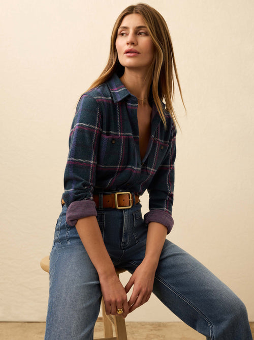 Legend™ Sweater Shirt - Northern Lights Plaid