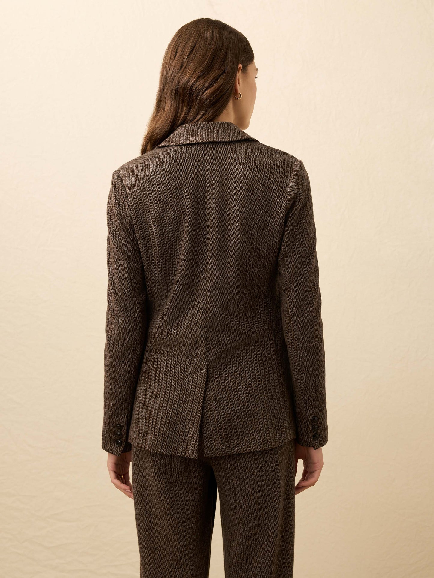 Inlet Houndstooth Blazer - Woodland Herringbone