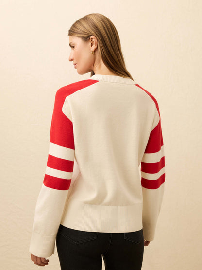 Throwback Crew - Peppermint Red