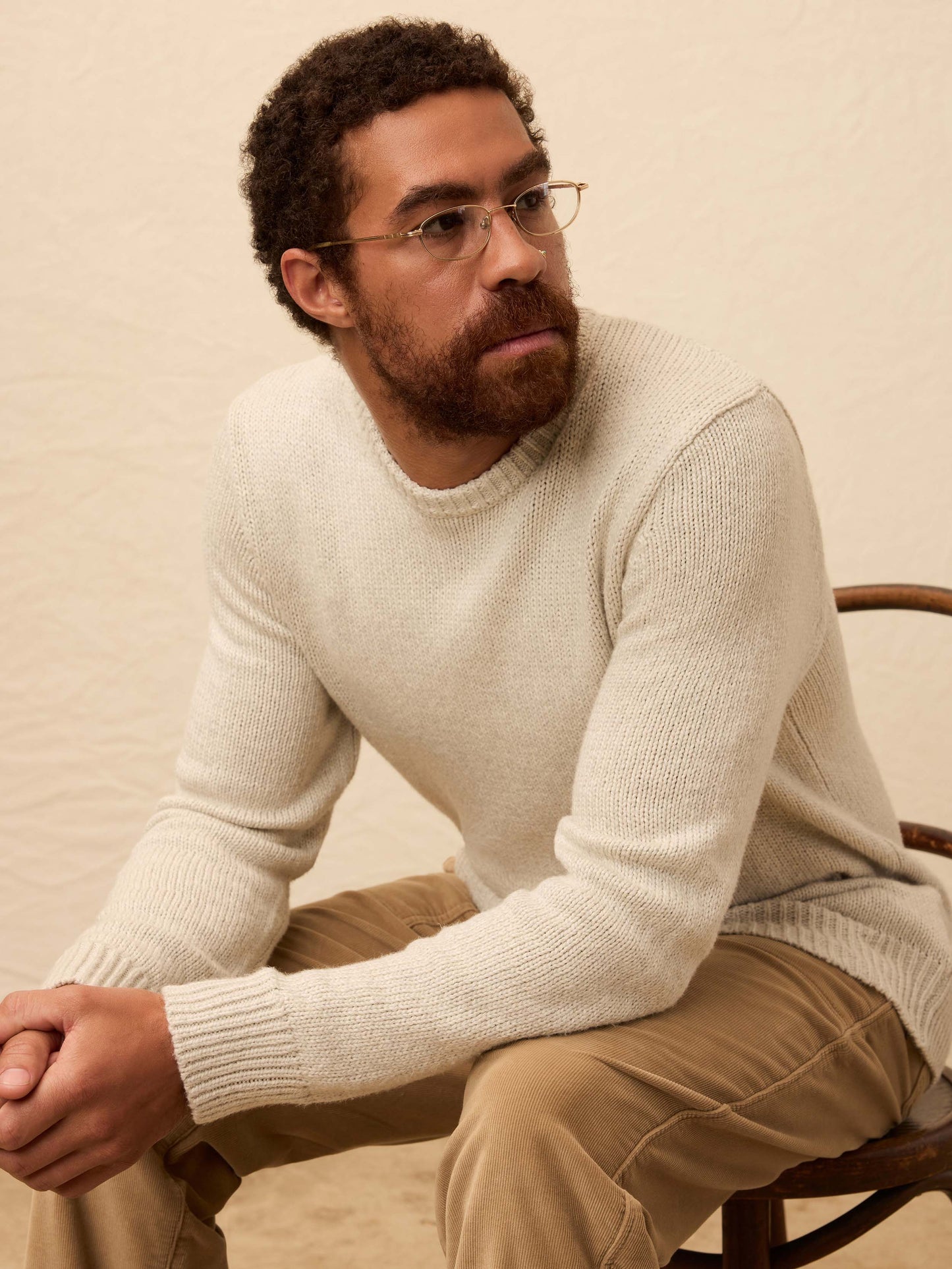 Heirloom Crewneck Sweater - Heather Grey