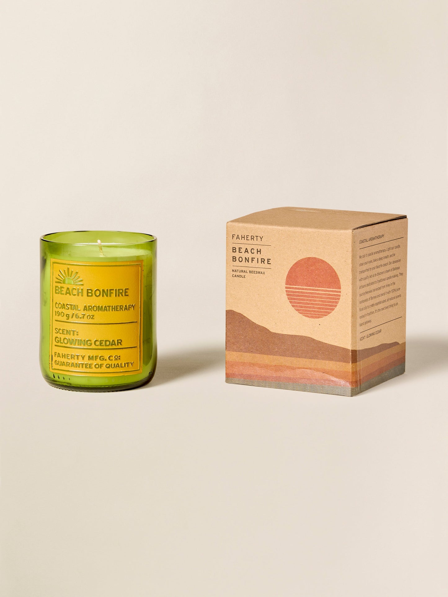 Coastal Aromatherapy Candle - Beach Bonfire