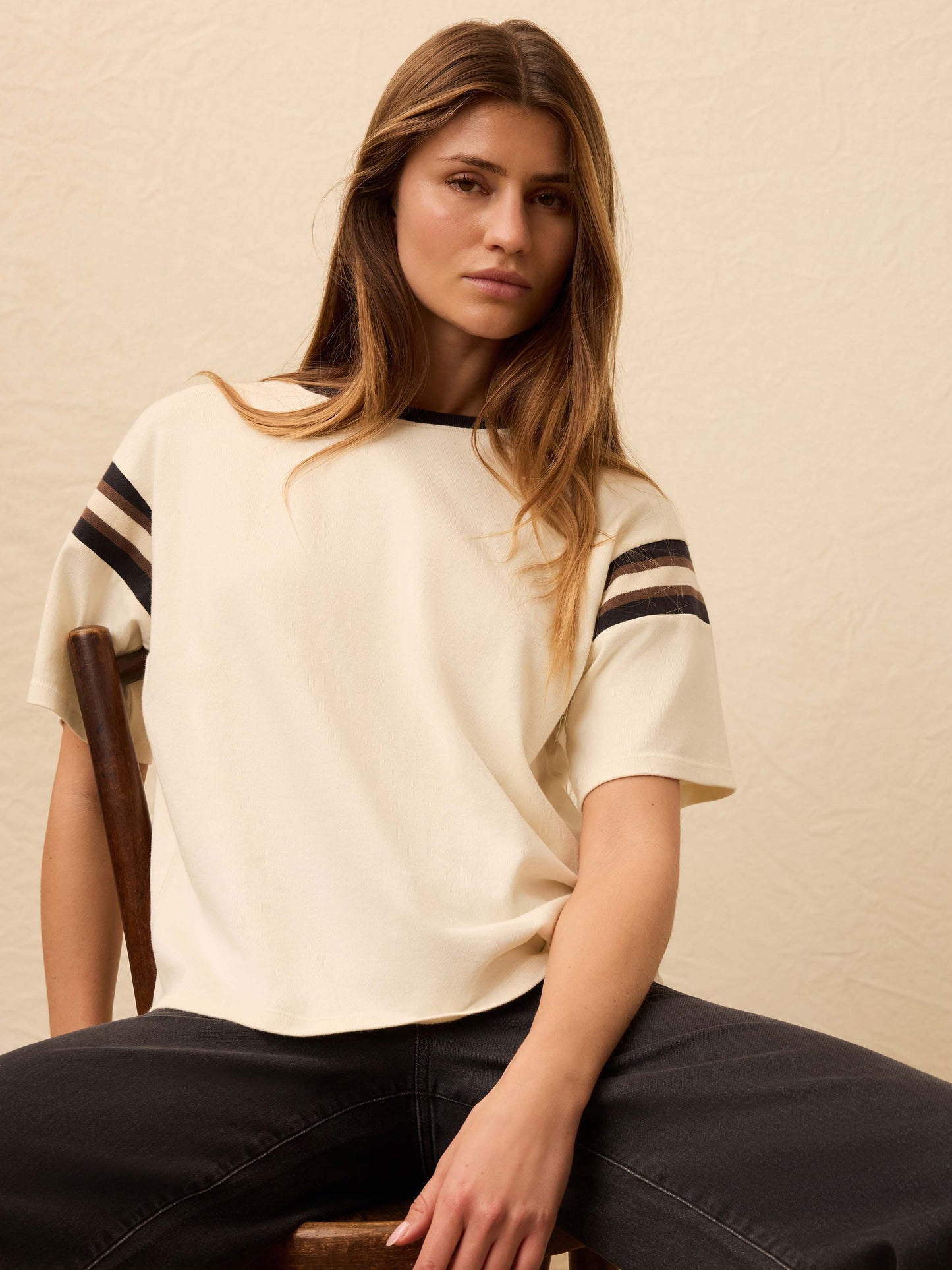 Sport Jersey Throwback Tee - Phantom Varsity
