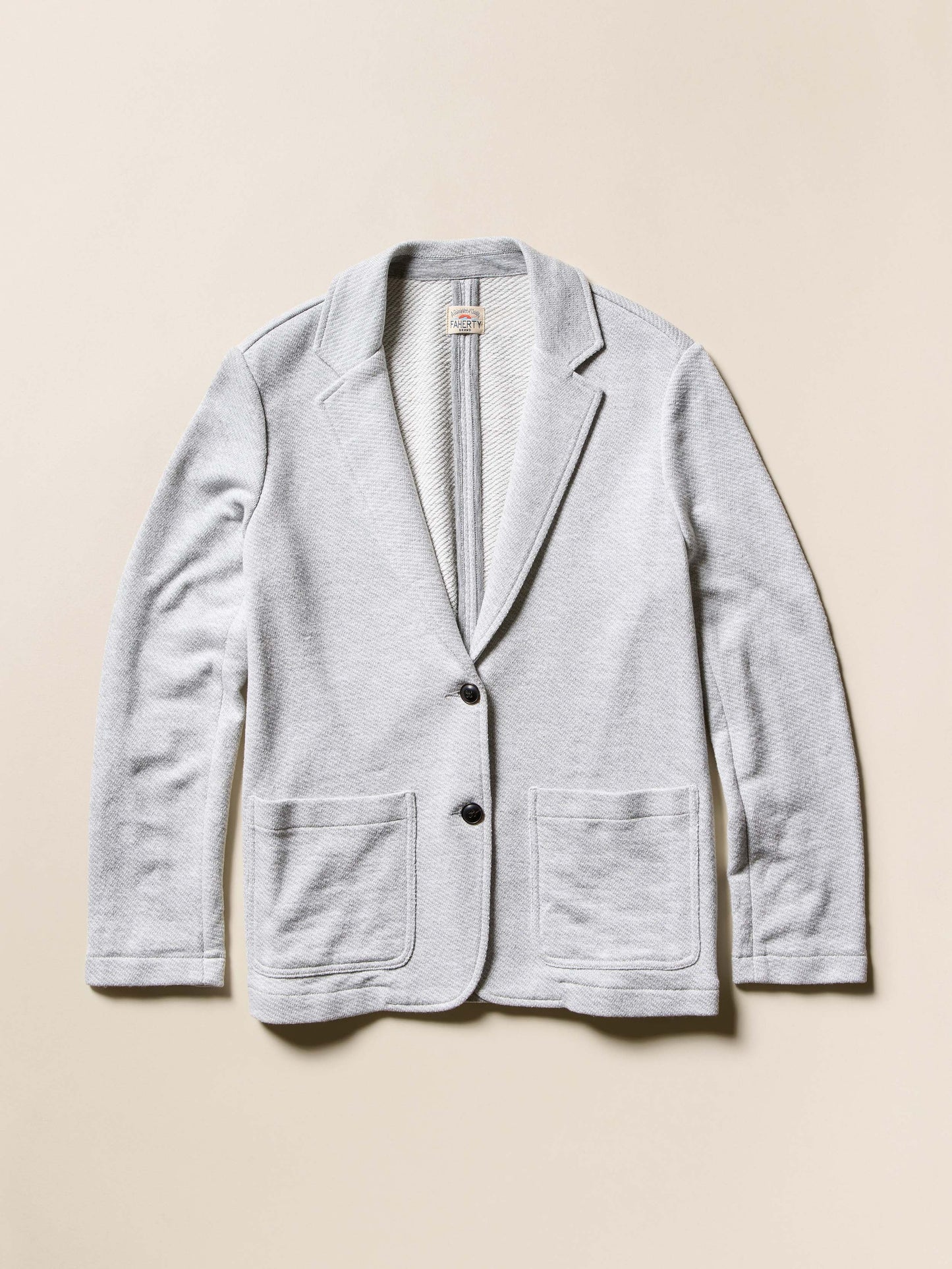 Inlet Knit Blazer - Heather Grey