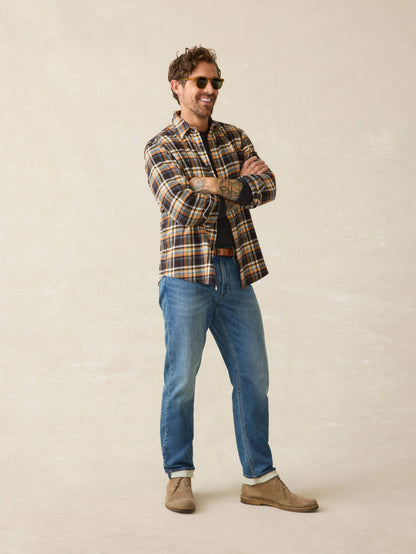 Super Brushed Flannel - Walnut Wood Plaid