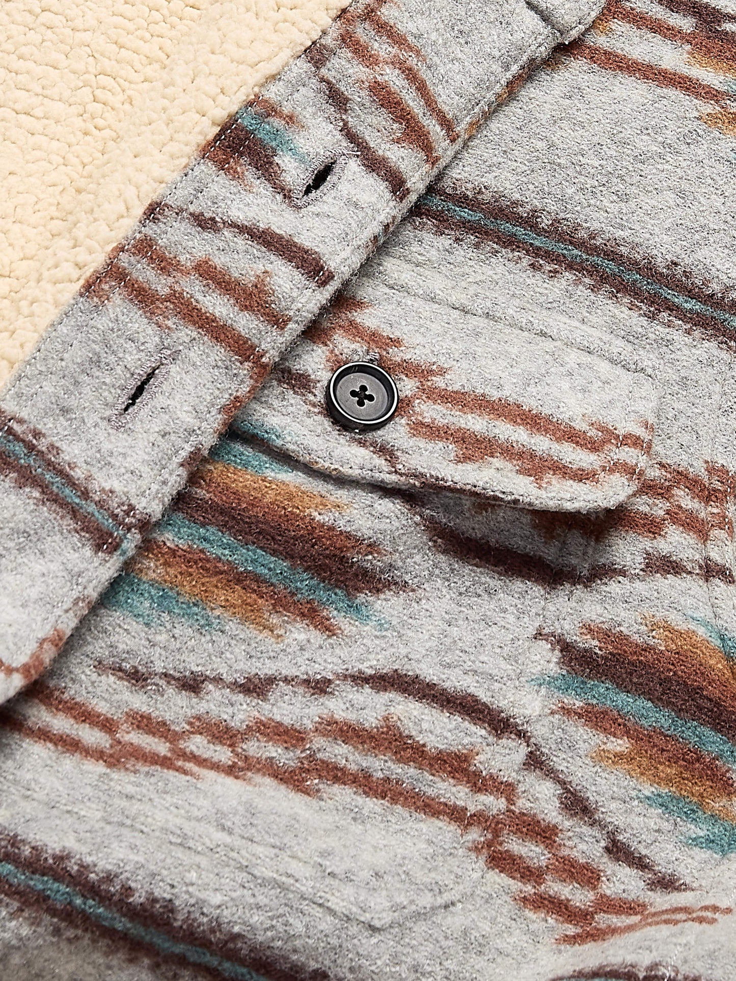 Range Thunder Voice Eagle High Pile Fleece Lined CPO - Grey Skies