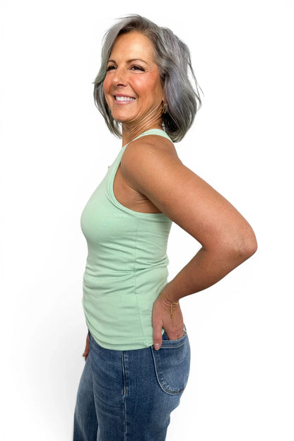 ALB Custom Women's Layering Built in Bra Tank Top