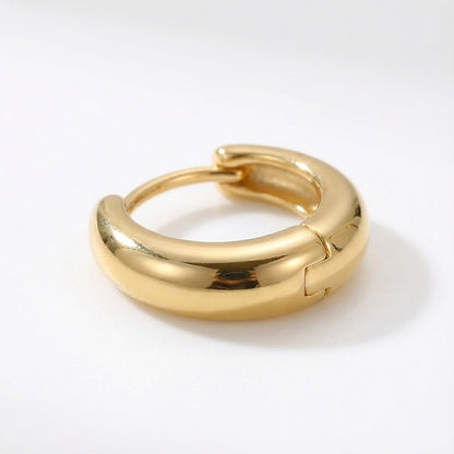 ALB Custom Gold Mini Huggie Hoop Earrings