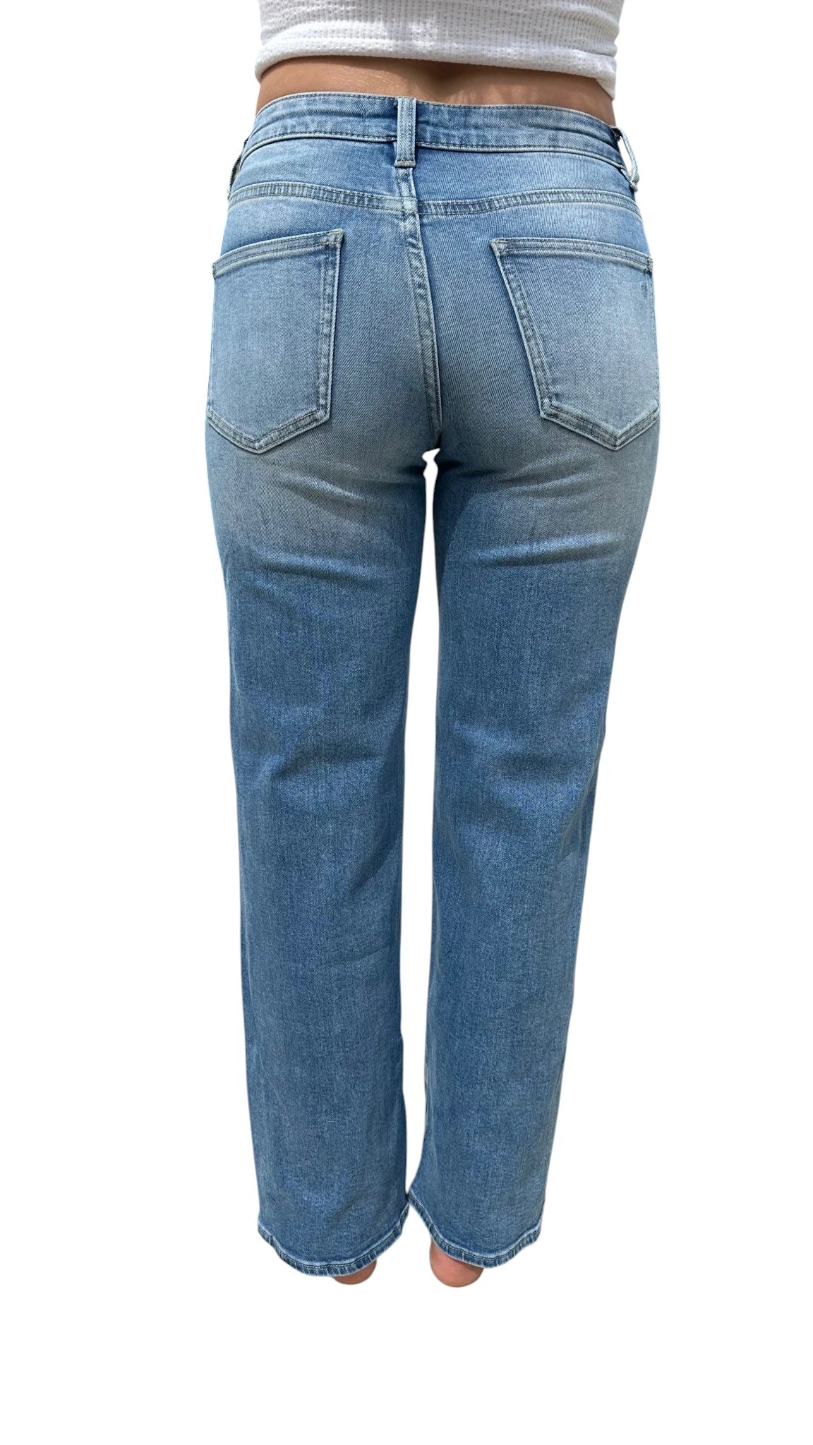 The Steph Mid-Rise Tummy Control Vintage Straight Leg Jeans