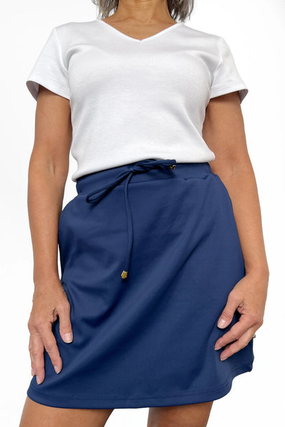 ALB Custom Women's Navy Drawstring Skort *Two Lengths*