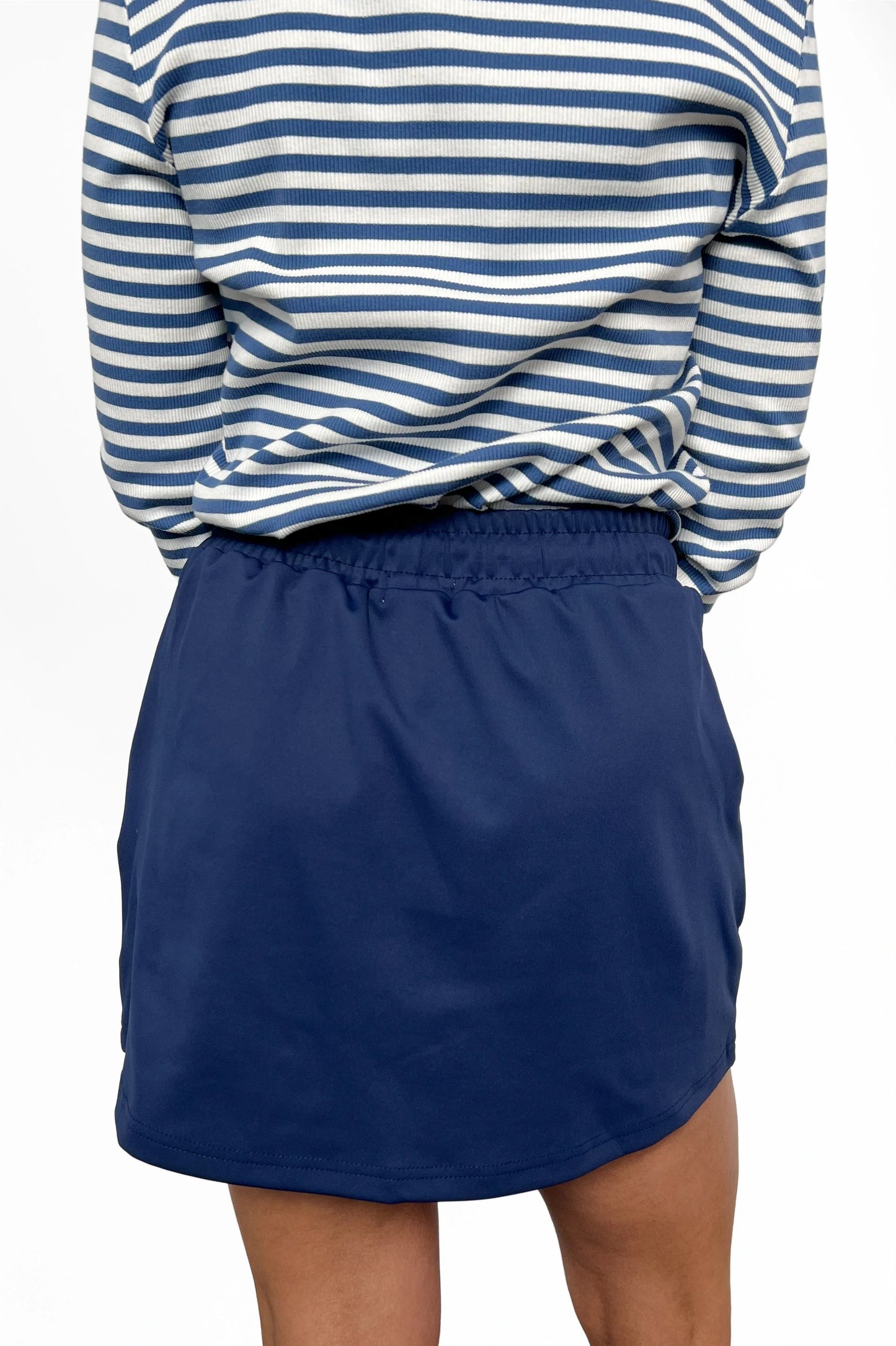ALB Custom Women's Navy Drawstring Skort *Two Lengths*