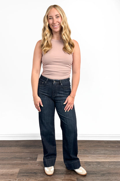The Cheryl High-Rise Tummy Control Straight Leg Jeans