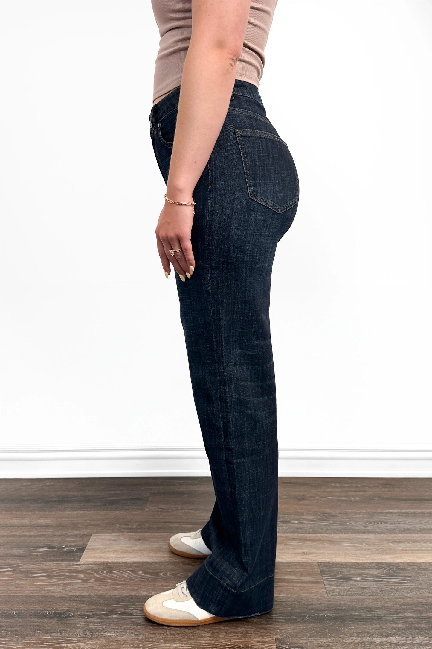 The Cheryl High-Rise Tummy Control Straight Leg Jeans