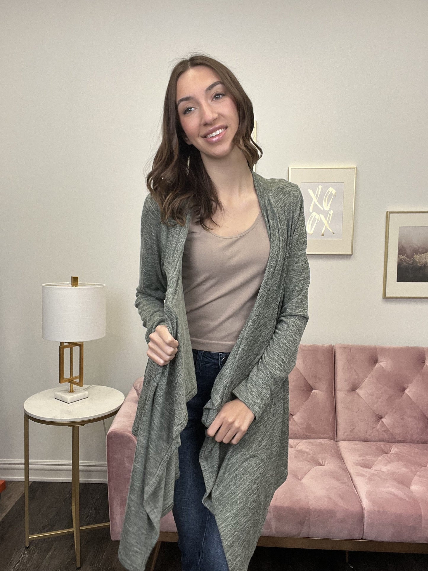 Some Type Of Love Women's Lightweight Waterfall Cardigan