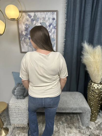 Love to See You Shine Women's Cozy Ribbed Hi-Lo Top