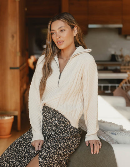 Lola Quarter Zip Sweater