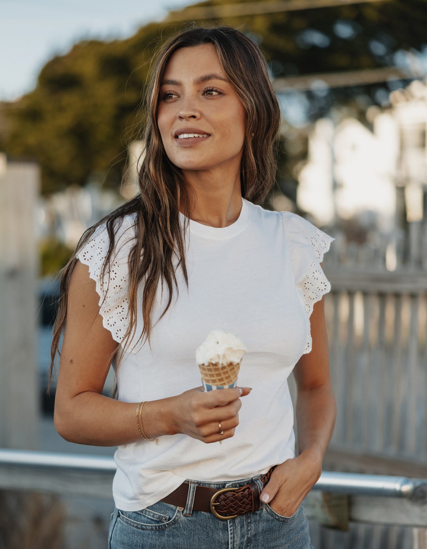 Marnie Eyelet Top